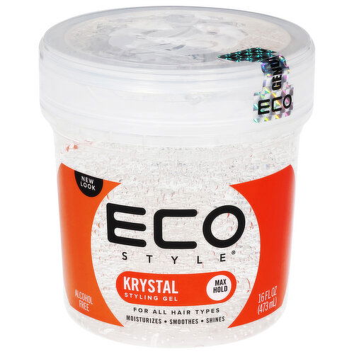 Eco Style Styling Gel, Krystal, Max Hold