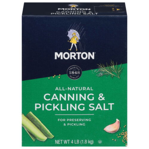 Morton Canning & Pickling Salt, All-Natural