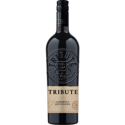 Tribute Cabernet Sauvignon California Red Wine, 750 ml - 750 Milliliter