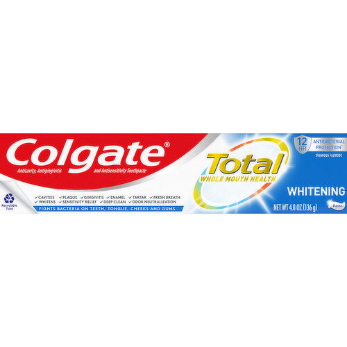 Colgate Toothpaste, Whitening