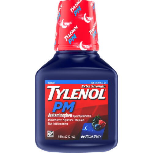 Tylenol PM Acetaminophen, Extra Strength, Bedtime Berry