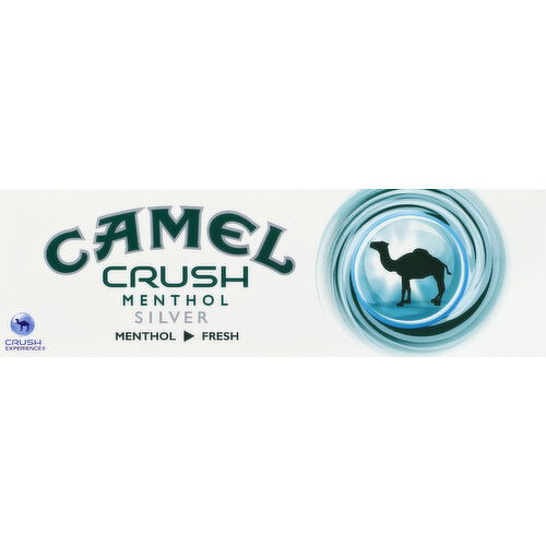 Camel Cigarettes, Silver, Menthol, Crush