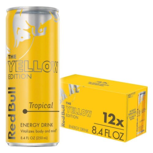 Red Bull Yellow Edition Tropical Energy Drink