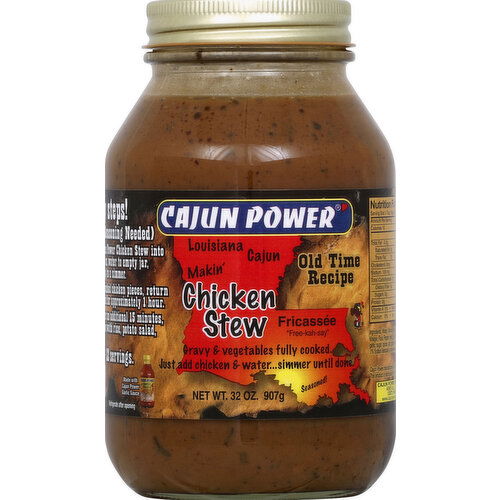 Cajun Power Garlic Sauce, Chicken Stew