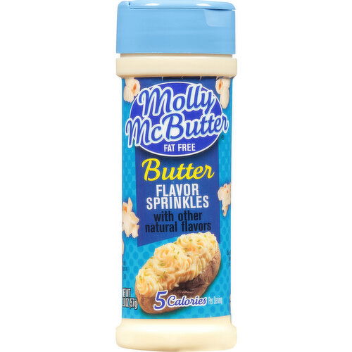 Molly McButter Fat Free Butter Flavor Sprinkles - 2 Ounce