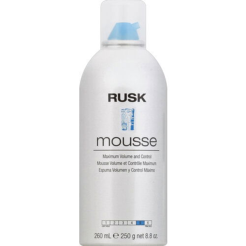 Rusk Mousse, Maximum Volume and Control 5