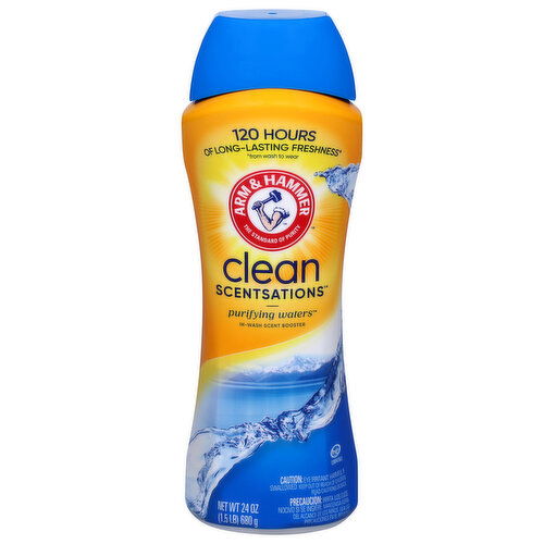 Arm & Hammer Scent Boosters, In-Wash, Purifying Waters - 24 Ounce