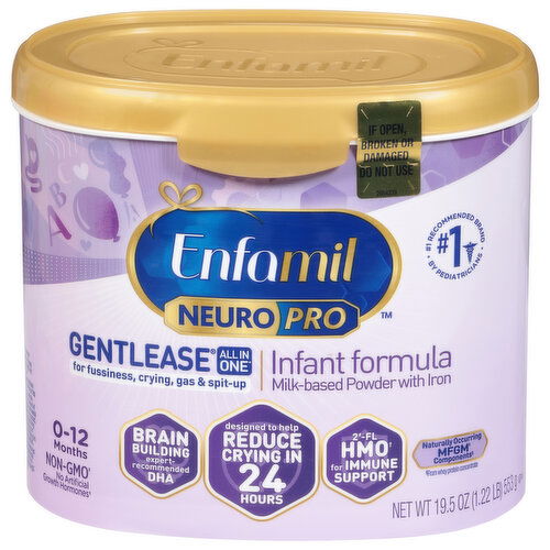 Enfamil Infant Formula, Milk-Based Powder with Iron, 0-12 Months