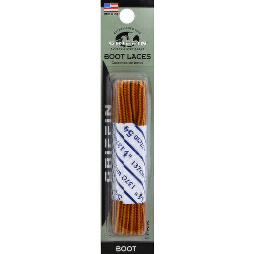 Griffin Boot Laces, Boot, 54 Inches