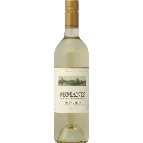 McManis Pinot Grigio, California, 2010