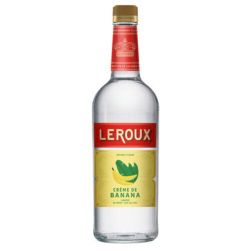 Leroux White Chocolate Creme de Cacao Liqueur, 750 ml    