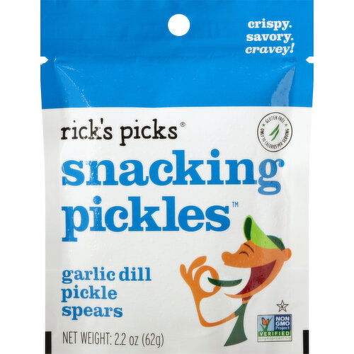 Rick's Picks Dill Pickle Spears, Garlic