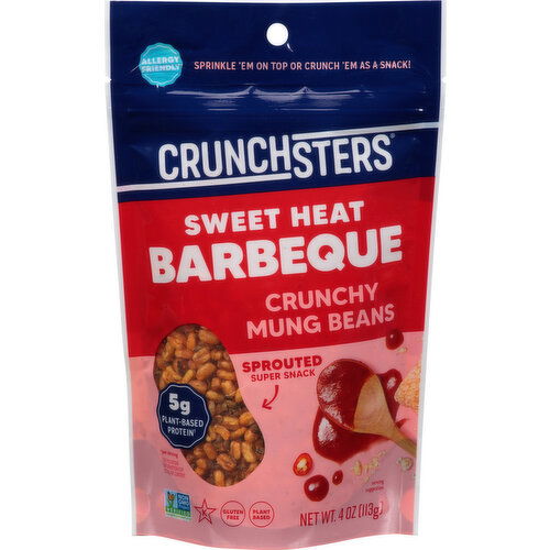 Crunchsters Mung Beans, Sweet Heat Barbeque, Crunchy