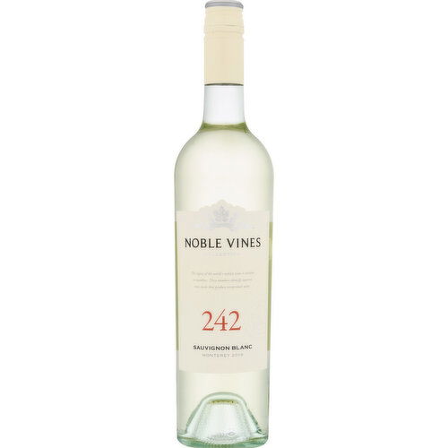 Noble Vines Sauvignon Blanc, 242, Monterey, 2019