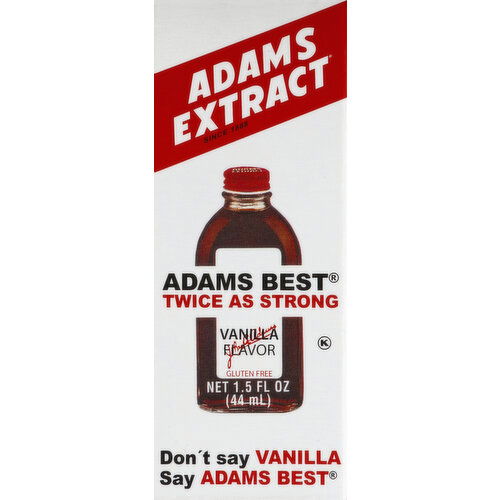 Adams Vanilla Flavor, Adams Best