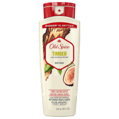 Old Spice Body Wash, Timber with Sandalwood