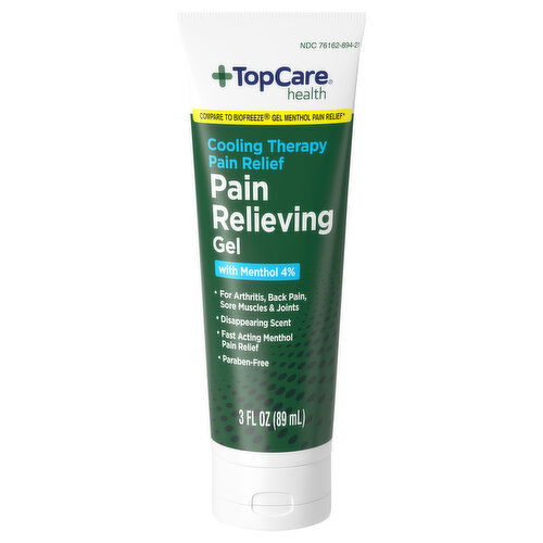 TopCare Pain Relieving Gel, with Menthol 4%