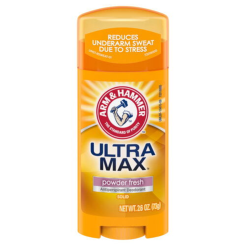 Arm & Hammer Antiperspirant Deodorant, Powder Fresh, Solid