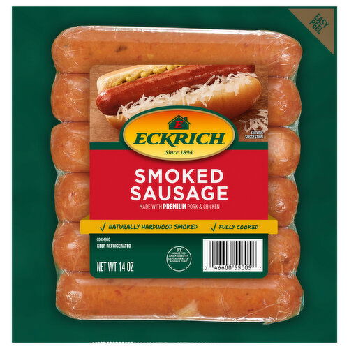 Eckrich Smoked Sausage - 14 Ounce