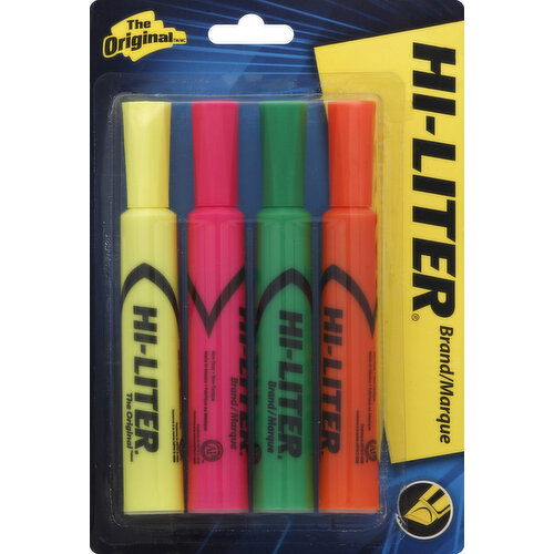 Avery Hi-Liter, Fluorescent, Assorted Colors