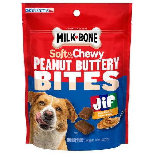 Milk-Bone Peanut Buttery Bites Dog Snacks - 4.5 Ounce