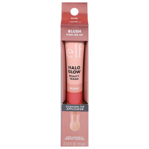 e.l.f. Blush, Pink-Me-Up, Halo Glow, Cushion-Tip Applicator - 0.33 Fluid Ounce
