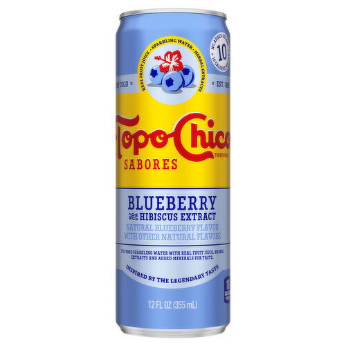 Topo Chico Sparkling Water, Blueberry