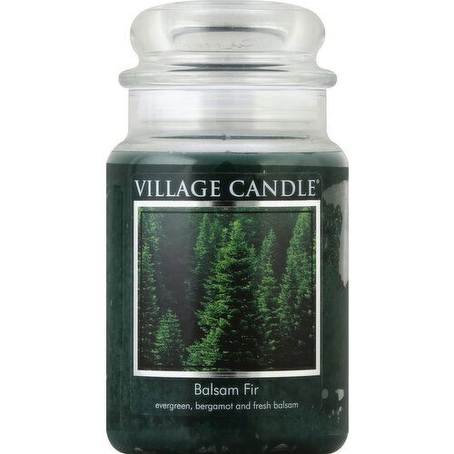 Village Candle Candle, Balsam Fir, Premium Jar