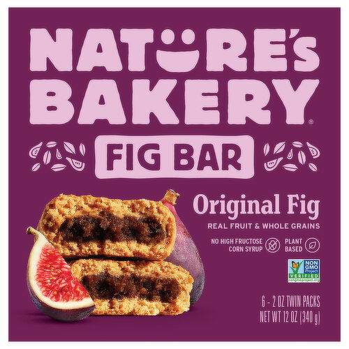 Nature's Bakery Fig Bar, Original Fig, Twin Packs