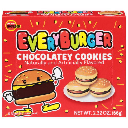 Everyburger Cookies, Chocolatey - 2.32 Ounce
