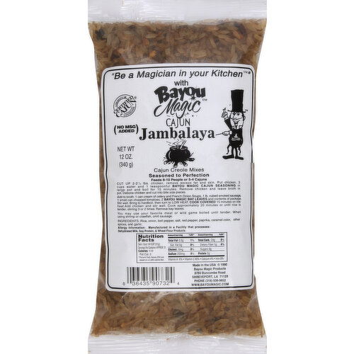 Bayou Magic Jambalaya, Cajun