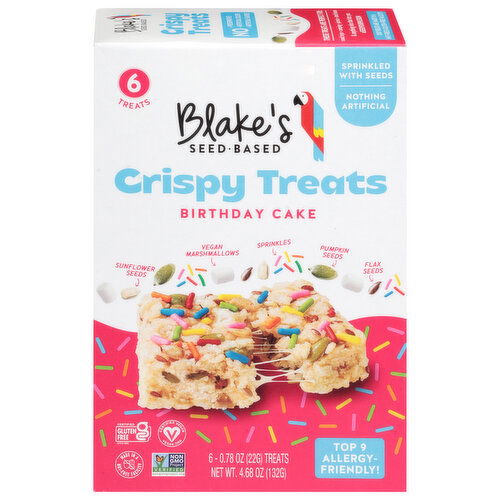 Blake's Seed Based Crispy Treats, Birthday Cake