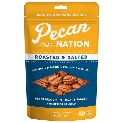 Pecan Nation Pecans, Roasted & Salted