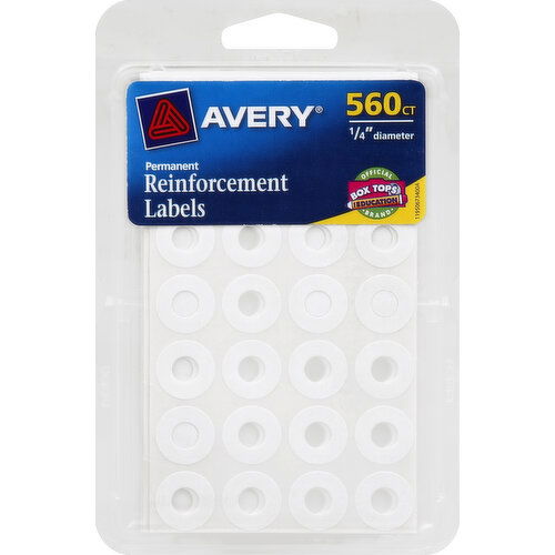 Avery Reinforcement Labels, Permanent