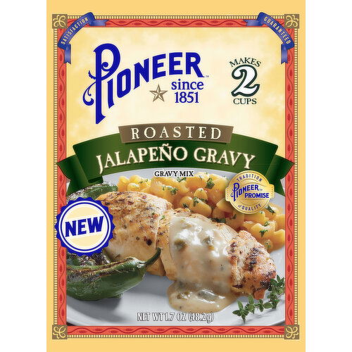 Pioneer Gravy Mix, Jalapeno Gravy, Roasted