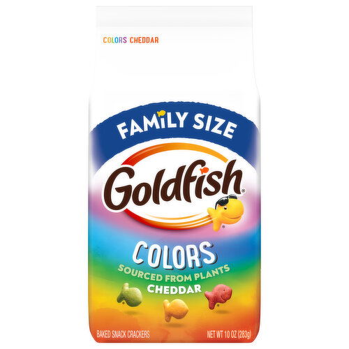 Goldfish Cheddar Baked Snack Crackers Family Size - 10 Ounce
