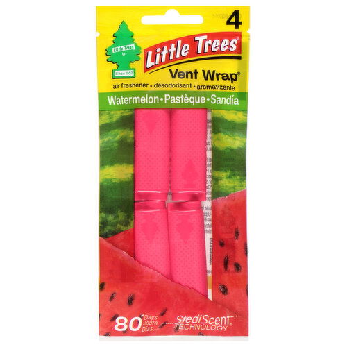 Little Trees Watermelon Air Freshener - 4 Each
