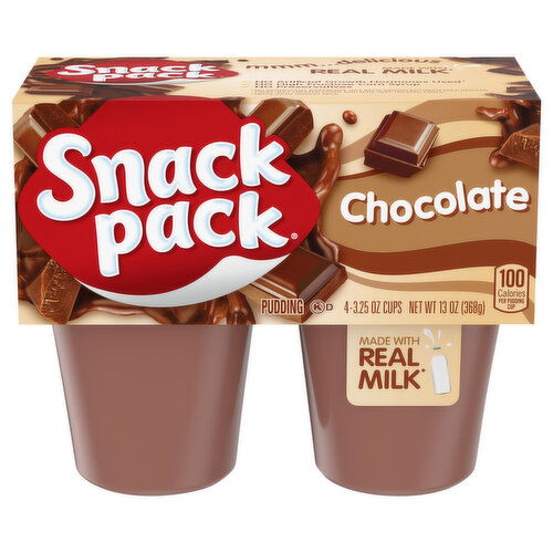 Snack Pack Chocolate Pudding - 3.25 Ounce