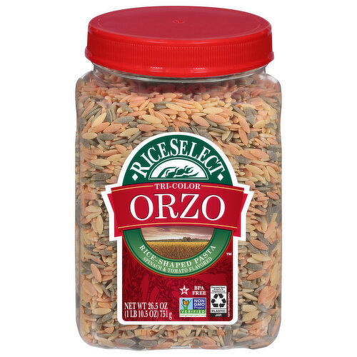 RiceSelect Orzo, Tri-Color