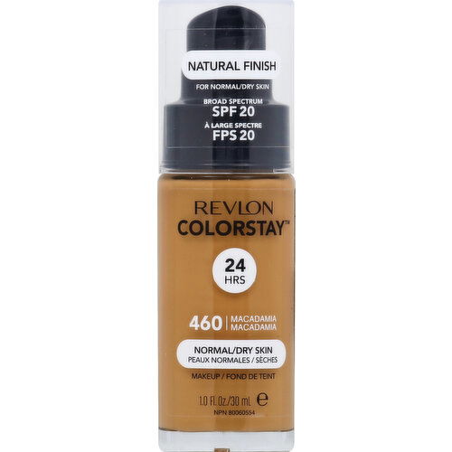 Revlon Makeup, Natural Finish, Macadamia 460, Broad Spectrum SPF 20 - 10 Ounce