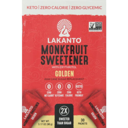 Lakanto Monkfruit Sweetener with Erythritol, Golden