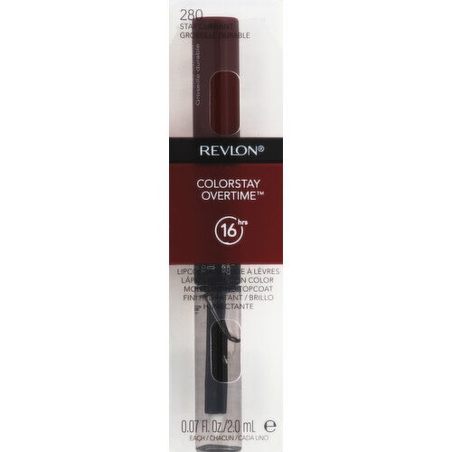 Revlon Lipcolor/Moisturizing Topcoat, Stay Currant, 280