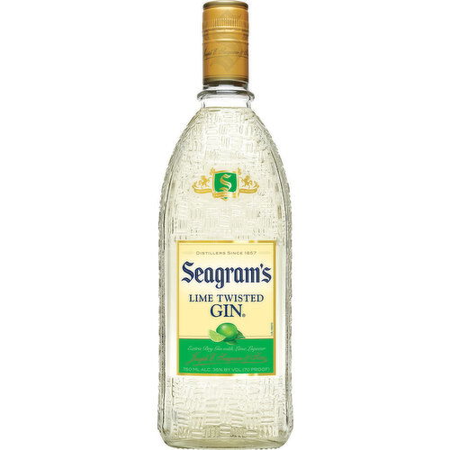 Seagram's Gin, Lime Twisted