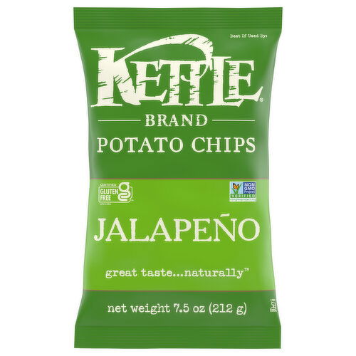 Kettle Brand Potato Chips, Jalapeno