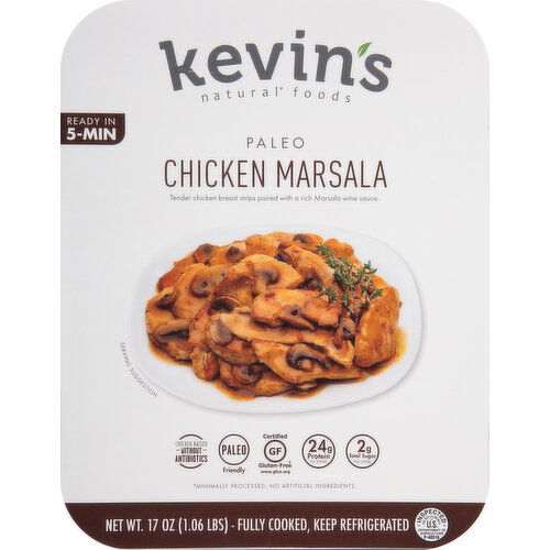 Kevin's Natural Foods Chicken Marsala, Paleo