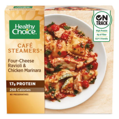 Healthy Choice Four Cheese Ravioli & Chicken Marinara Frozen Meal