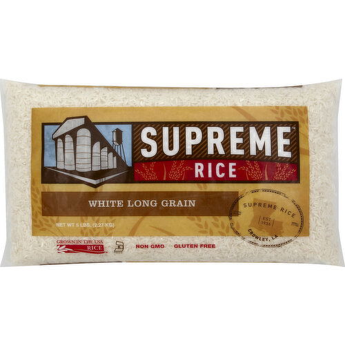 Supreme Rice White Rice, Long Grain