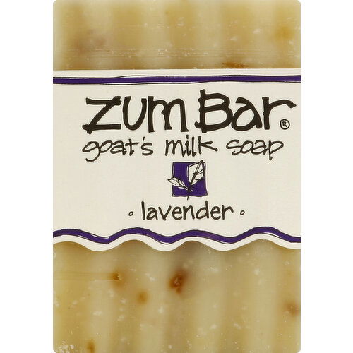 Zum Bar Soap, Goat's Milk, Lavender