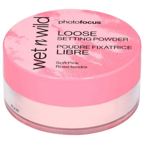 Wet n Wild Loose Setting Powder, PhotoFocus, Soft Pink - 0.7 Ounce