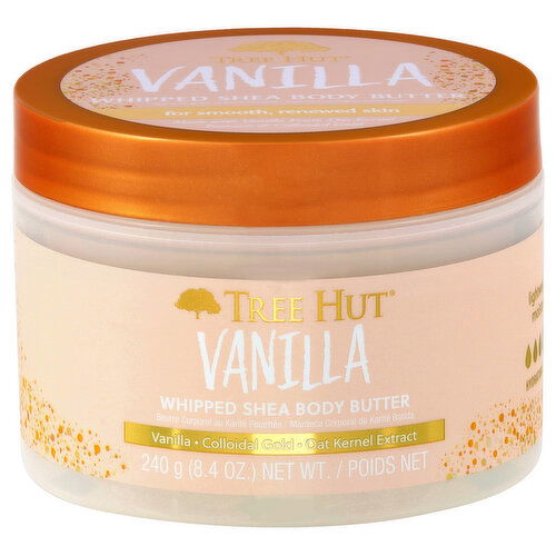 Tree Hut Vanilla Whipped Shea Body Butter - 8.4 Ounce